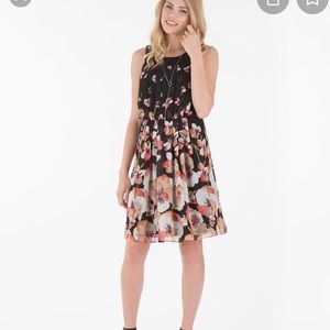 Ricki’s black and floral dress